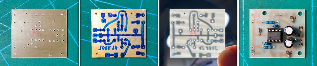 Fabricación de la placa de circuito impreso del inductáfono